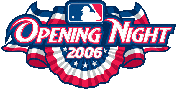 MLB Opening Day 2006 Special Event Logo v2 iron on transfers for T-shirts